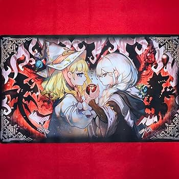 白き森プレイマット（公式） 遊戯王 白き森 シルヴィ プレイマット - メルカリ